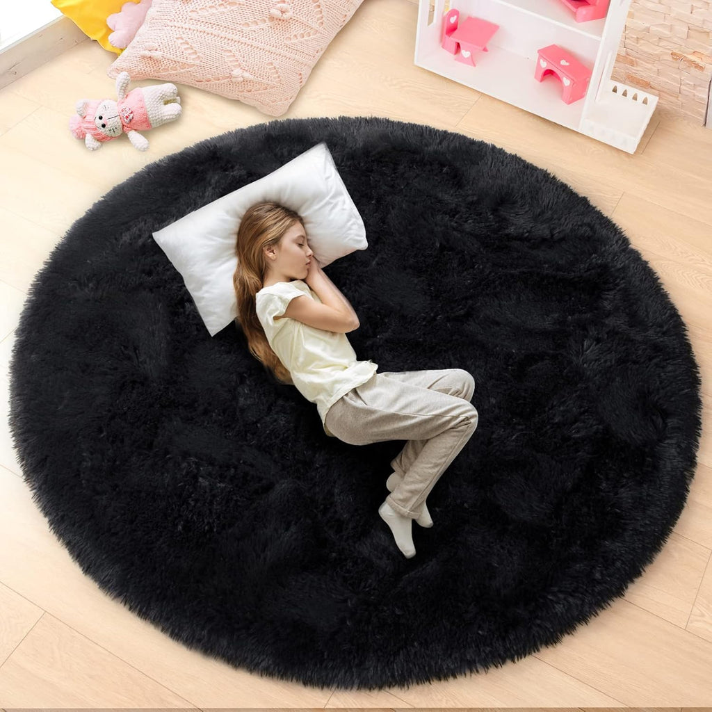 GTPOFFICE Round Rug for office chair
