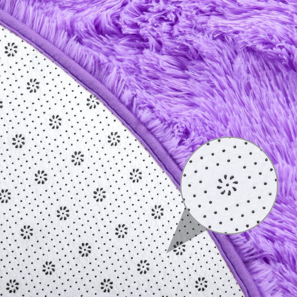 GTPOFFICE Round Rug for office chair