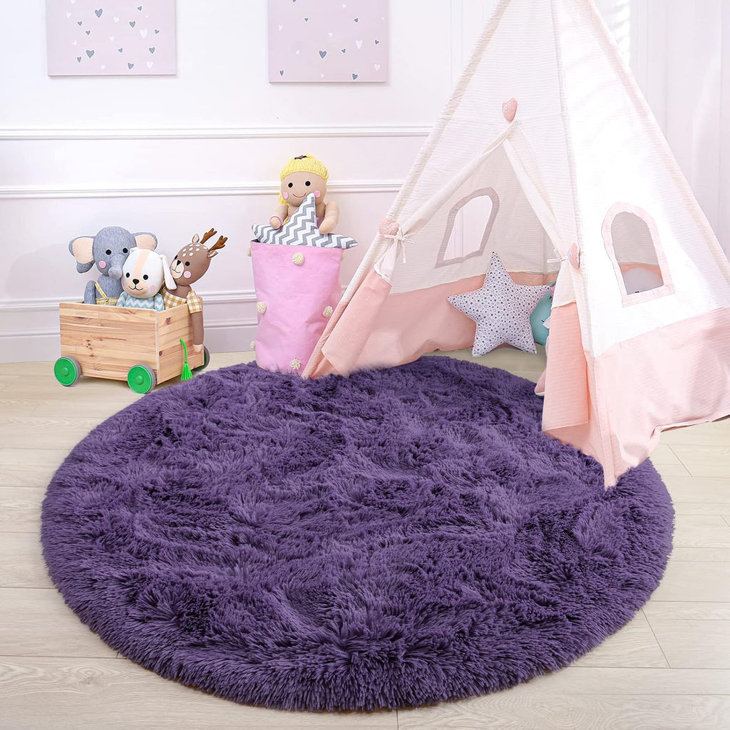GTPOFFICE Round Rug for office chair