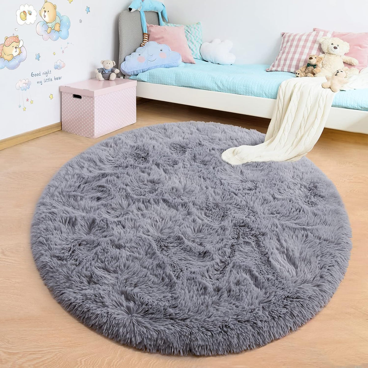 GTPOFFICE Round Rug for office chair