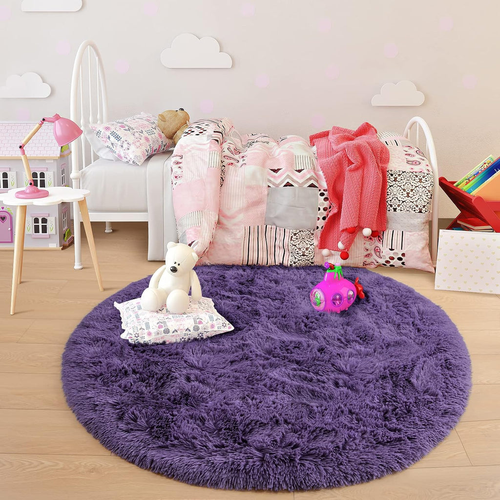 GTPOFFICE Round Rug for office chair