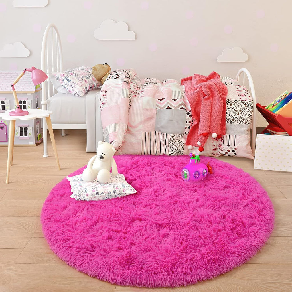GTPOFFICE Round Rug for office chair