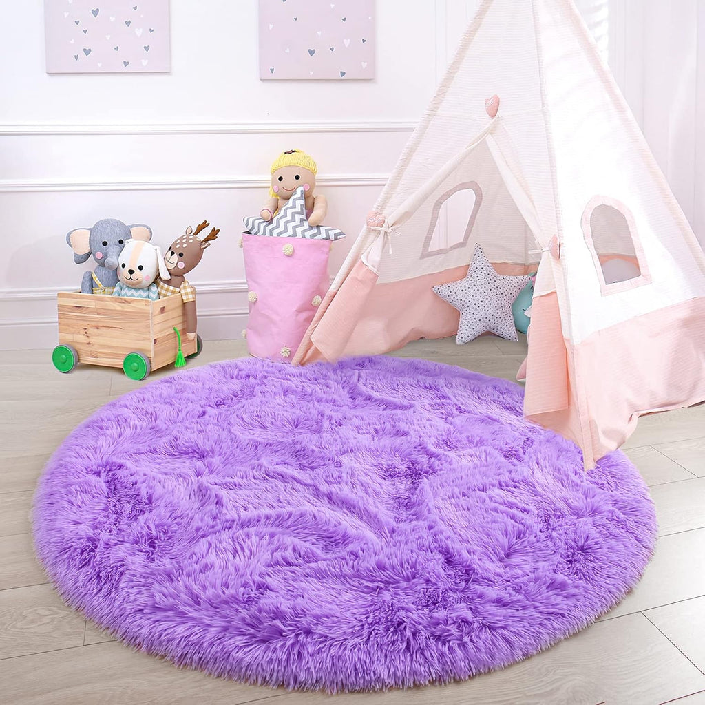 GTPOFFICE Round Rug for office chair