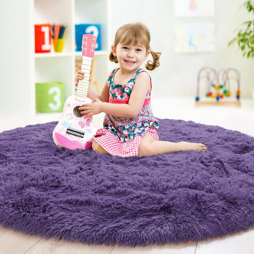 GTPOFFICE Round Rug for office chair