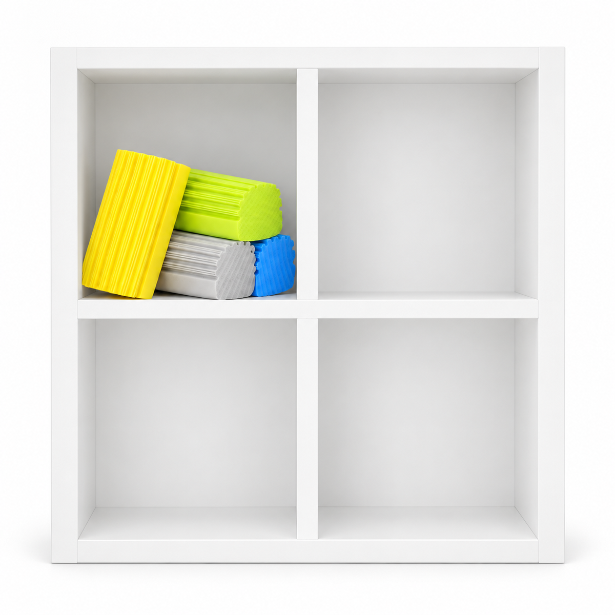 GTPOFFICE Bookshelf with Storage, Horizontal Bookcase